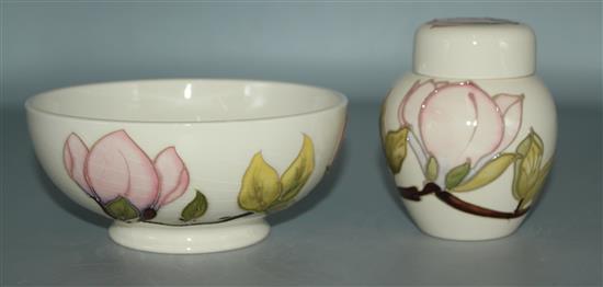 Moorcroft ginger jar/bowl